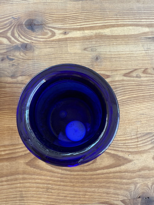 Cobalt blue apothecary pot Memphis Klein Maeght