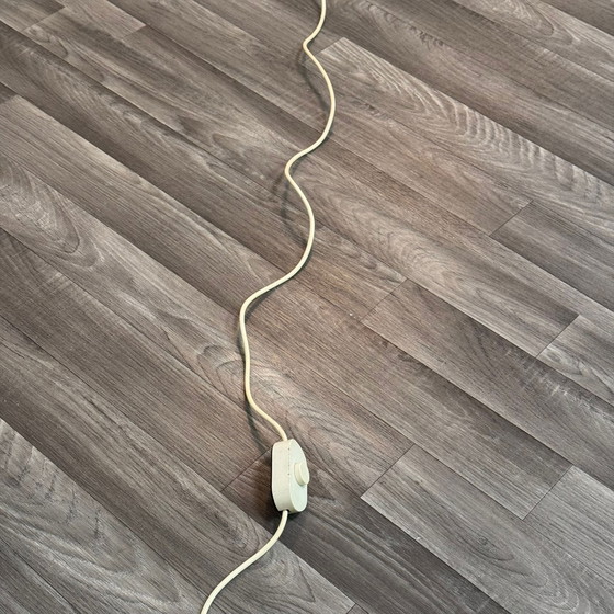 Image 1 of Harvey Guzzini Lampada da terra Space Age con base in marmo Design anni '70