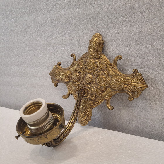 Image 1 of Gilt Bronze Sconce, Louis XVI Style, 19th Century – France