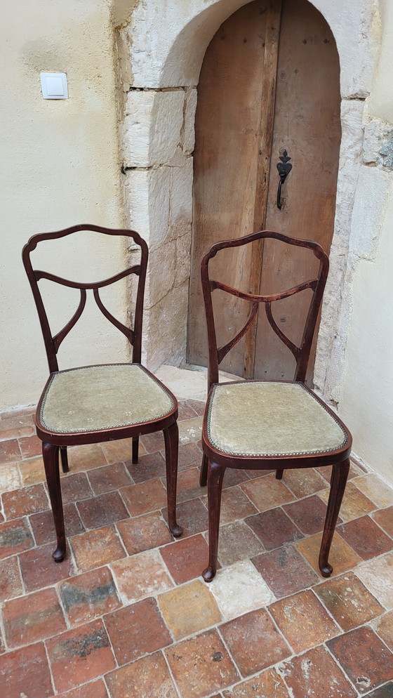 Image 1 of 2 Chaises Thonet Art Nouveau