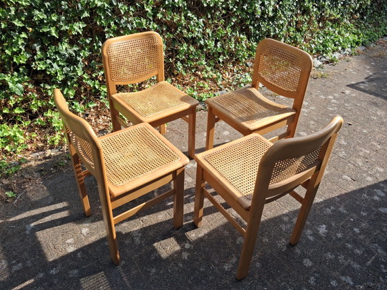 Chaises de style scandinave avec une nouvelle sangle sur l'assise – Chaises de salle à manger, Rattan, Wood (photo 3 of 8)
