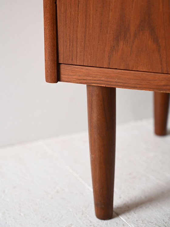 Image 1 of Commode danoise vintage en teck, 1960 - Finition foncée