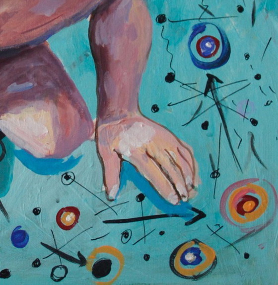 Image 1 of Ramón Gieling - 'Secret signs' – Acrylic on canvas