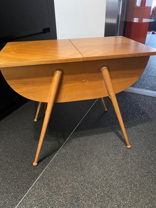 Vintage Nähkästchen aus Teakholz