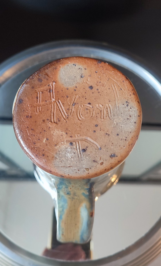 Image 1 of Pichet Denis Avonts Grès pyrité émaillé La Borne / Puysane 