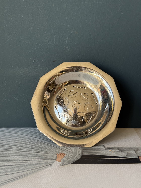 Image 1 of RARO! Coquillor, pressa per burro d'epoca placcata in argento