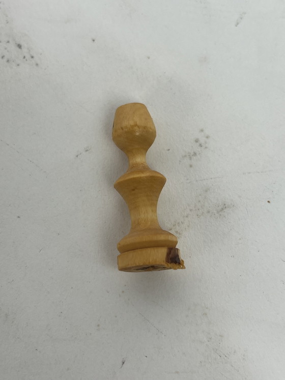 Antique Handmade Chessboard – Decoration, Wood, Brass (photo 9 of 10)