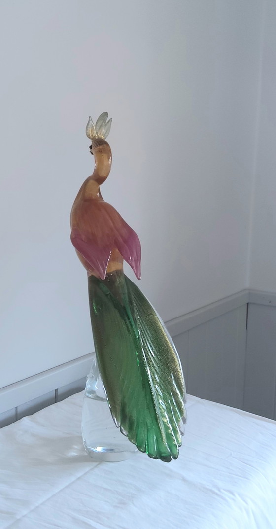 Image 1 of Pauw Murano glas Formia Bladgoud