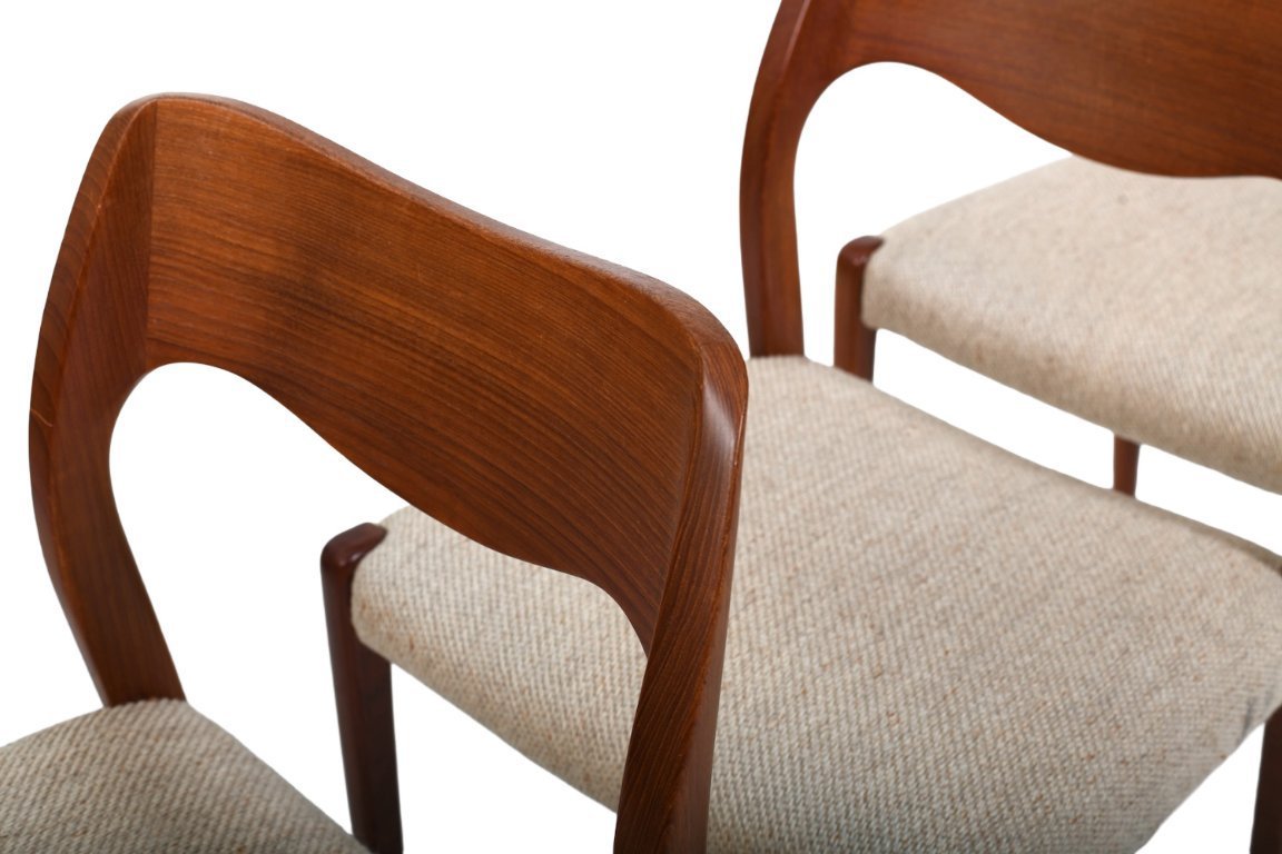 Set of Four Chairs by Niels Otto Møller Model No.71 | €2,590 | Whoppah