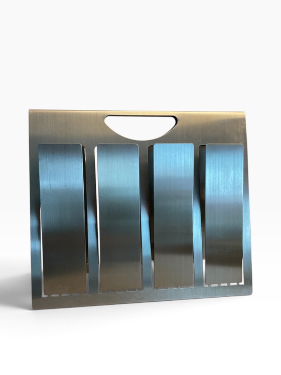 Porte-revues Design Minimaliste. Space Age / Postmoderne Années 80/90 – Metal (photo 2 of 15)