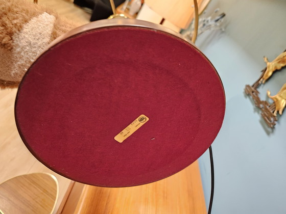 Image 1 of Lampada da tavolo vintage Temde Leuchten Lampada da scrivania in ottone teak