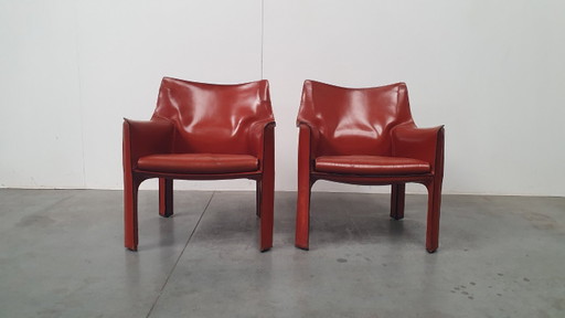 Mario Bellini Cassina CAB Lounge Vintage Design Chairs