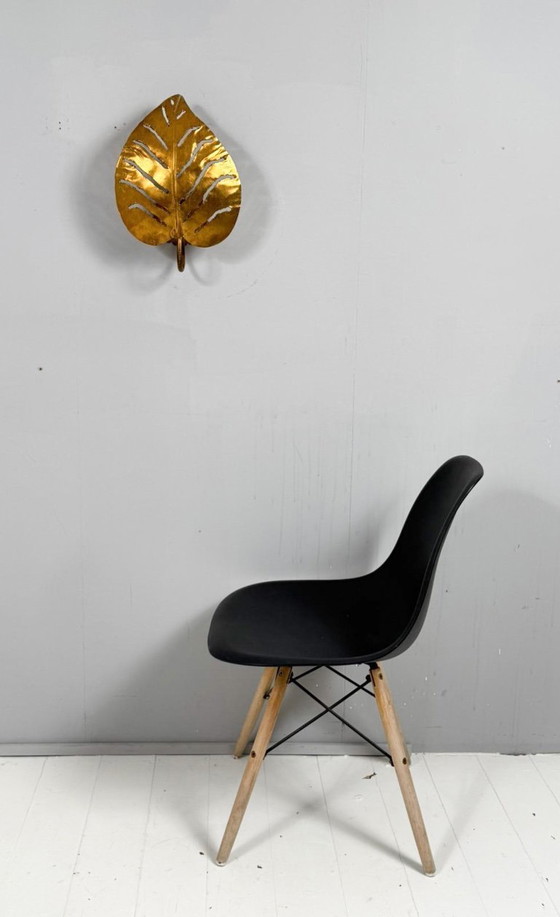 Image 1 of Lámpara de hoja/Monstera Lámpara de hoja al estilo de Maison Jansen, Francia, años 80