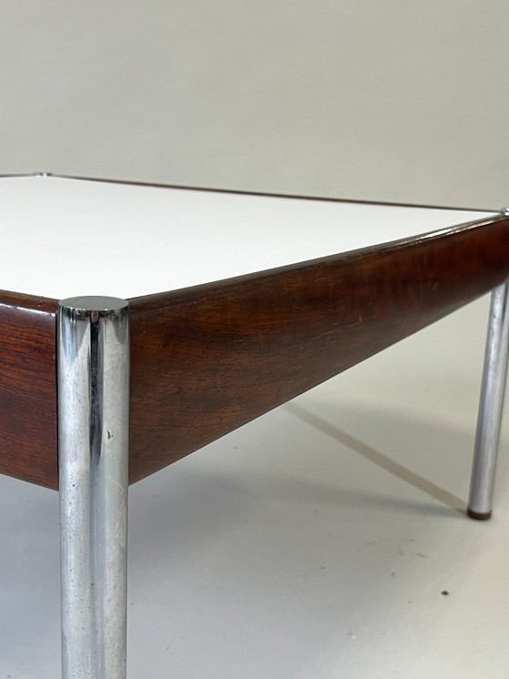 Image 1 of Scandinavian Coffee Table, Teak and Chrome, 1960s