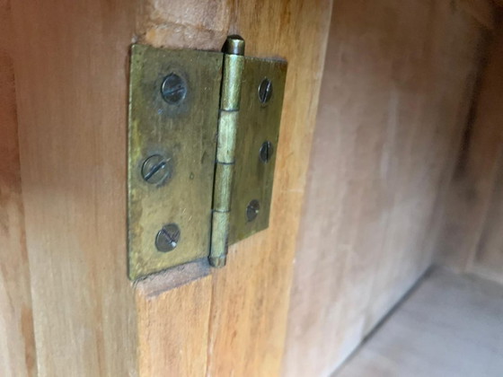 Image 1 of Vintage Kersenhouten Kast met Lades en Opzetstuk