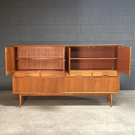 Vintage Deens Design Highboard – Teakhout – Jaren 60 – High boards, Wood (photo 6 of 16)