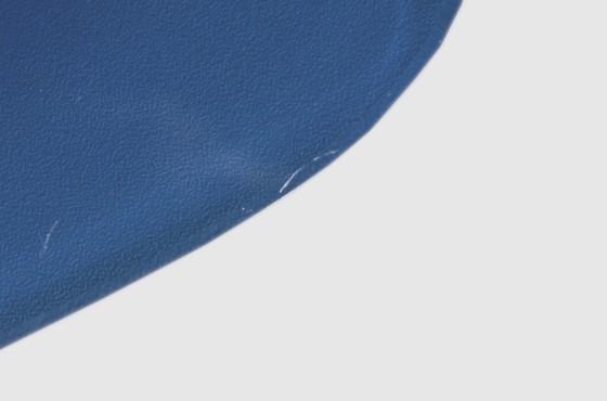 Étagère murale bleue L59xP11cm, attribuée à Fontana Arte, 1970 – Armoires murales, Glass, Metal (photo 4 of 5)