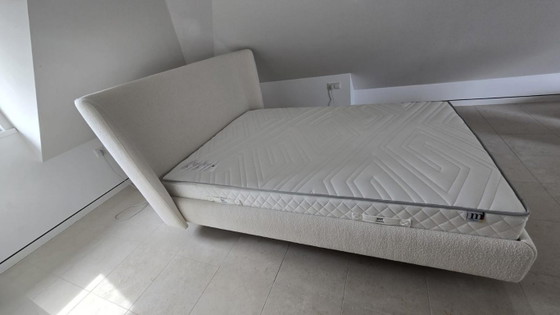 Letto imbottito POLO - Bielefelder Holzwerkstätten – BW Bielefelder Werkstätten, Letti matrimoniali, Textile (photo 2 of 5)