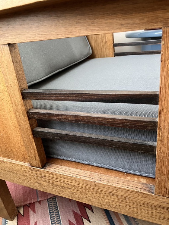 Image 1 of Mission-style/Morris-style vintage armchair