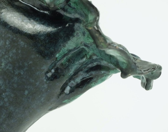 Image 1 of Dänische moderne Keramikvase, Schale, Keramikobjekt, Conny Walther, Dänemark, 1960er/70er Jahre