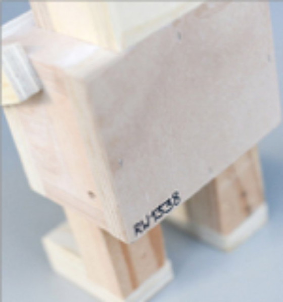 Image 1 of Studio Hamerhaai - Rijkswachter whiteBOT - 30cm - Bois massif - Fait main - Rijksmuseum - Dutch Design