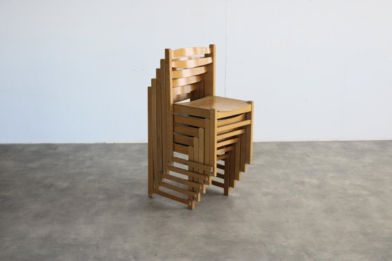 Image 1 of 5x vintage chairs | stacking chairs | 60s | Swedish