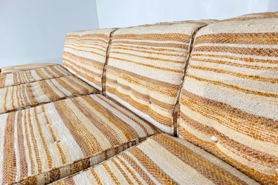 Can Can modulaire bank van Luciano Frigerio voor Frigerio Di Desio - jaren 60 – Modulaire banken, Textile (photo 7 of 11)