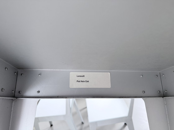 Image 1 of 4 sedie in alluminio Piet Hein Eek Lensvelt