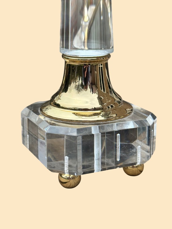 Image 1 of Tavolino da caffè Hollywood Regency | Italiano, dorato e a specchio | ca. 1975)