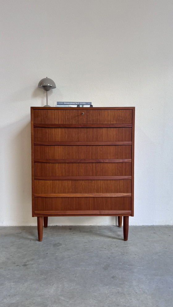 Image 1 of Cassettiera vintage danese in teak