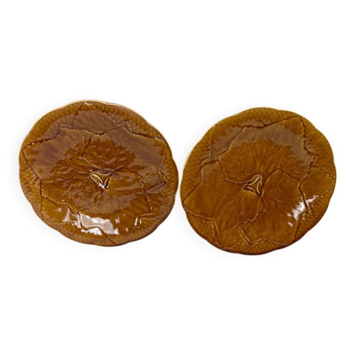 2 Primefleur Gien plates