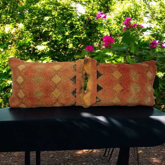 Image 1 of Ensemble de coussins Kelim, coussin décoratif berbère