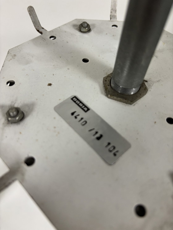 Image 1 of Large glass pendant lamp by Doria Leuchten, 1960s/Crystal glass chandelier/Mid-Century Modern light/Hollywood Ragency/Ice