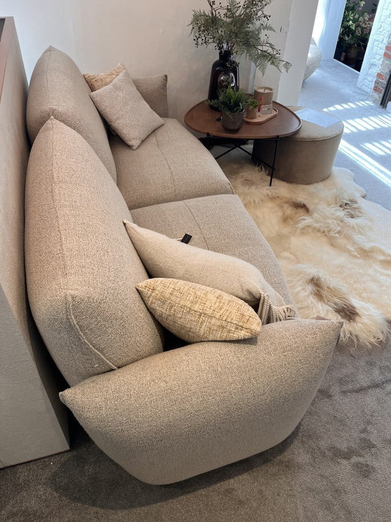 Bib sofa 3,5 seat - Passe Partout - beige/lichtgrijs – Banken, Textiel (photo 3 of 8)