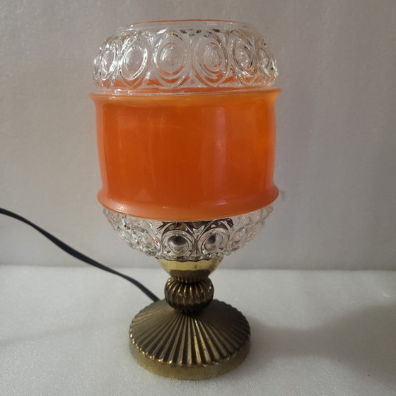 Image 1 of Vintage midi century table lamp, space age