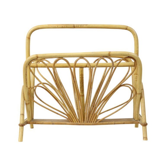 Image 1 of Portariviste in rattan stile boho anni Sessanta