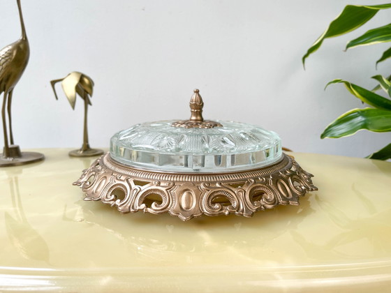 Image 1 of Lampada da tavolo vintage a forma di globo