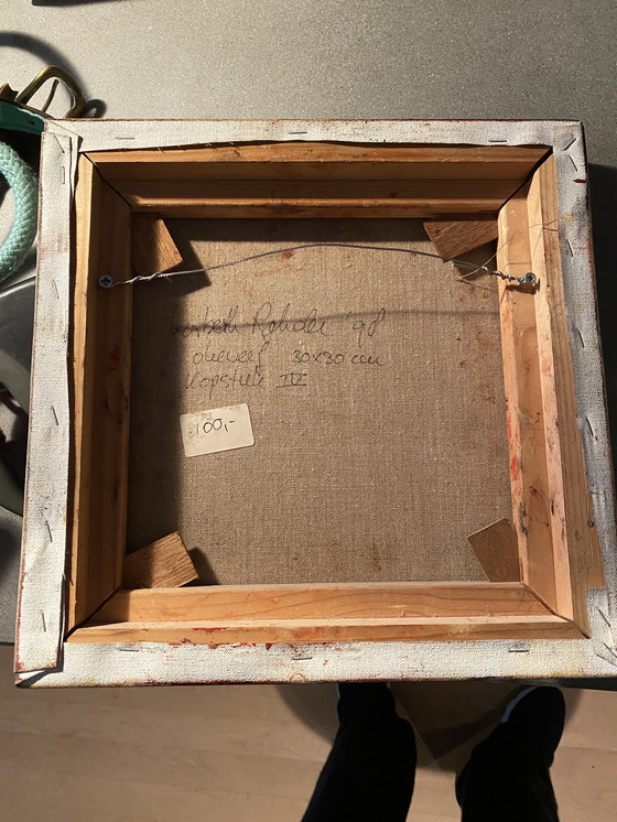 Image 1 of Olieverf schilderij Liesbeth Rahder 98 ‘kopstuk III’