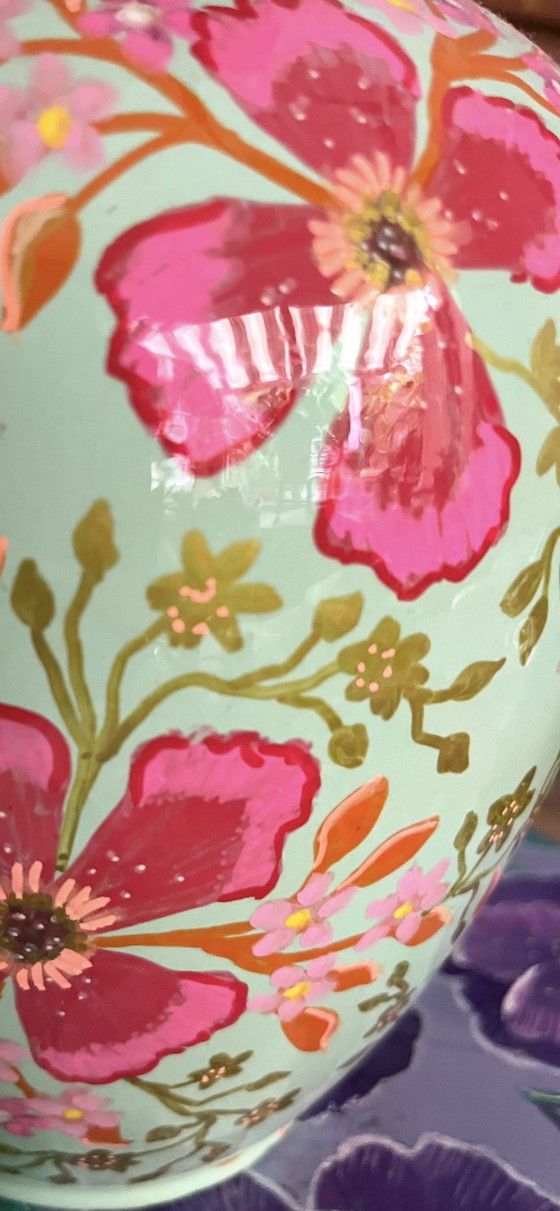 Image 1 of Hand-painted vase