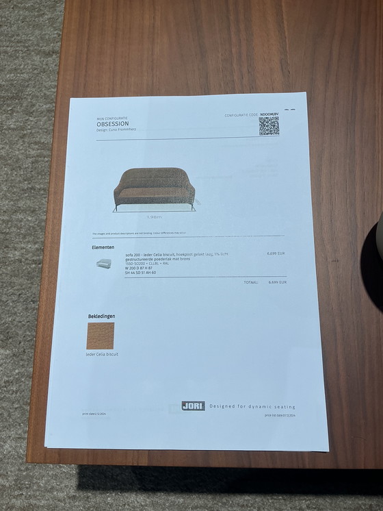 Image 1 of Divano Jori Obsession modello toonzaal