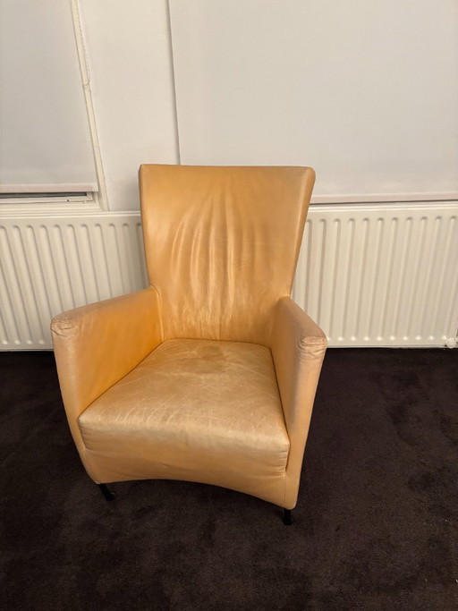 Fauteuil en cuir Montis Windy