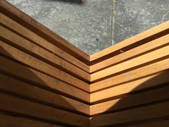 Extendable Teak Sun Lounger – Unopiù, Sunbed, Wood, Canvas (photo 13 of 16)
