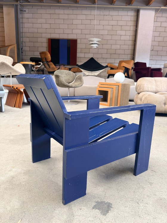 Vintage Crate chair By Gerrit Rietveld (stock: 4) – Armchairs, Wood, Modern (photo 20 of 22)