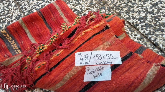 Image 1 of Handgeknoopt Berber kleed wol 159x135cm