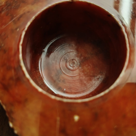 Image 1 of Vintage Onyx Ashtray Set – Red Stone – 1970s