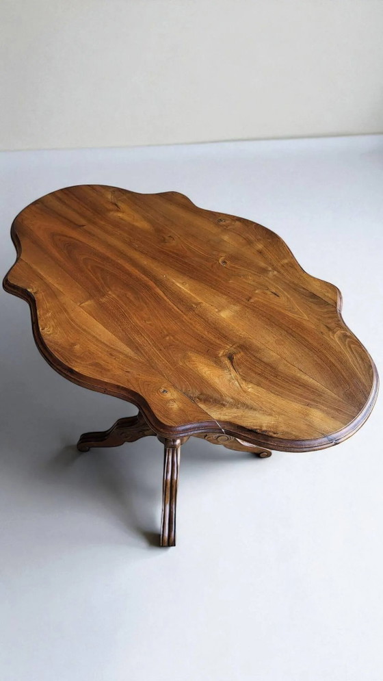 Table violon à quatre pieds vers 1900 – Tables d'appoint (photo 7 of 14)