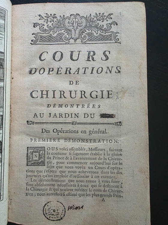 Libro de medicina del siglo XVIII con encuadernación en cuero (1777), de calidad museística, con grandes (photo 10 of 15)