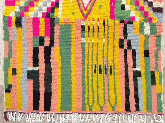Image 1 of Alfombra marroquí colorida – Expresión cultural – 265 cm x 159 cm