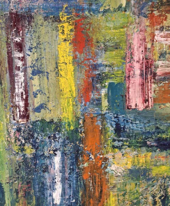 Dipinto a olio multidirezionale 'Capannone Illuminato' (2018) – Storme Kathleen (40x50 cm) (photo 9 of 13)