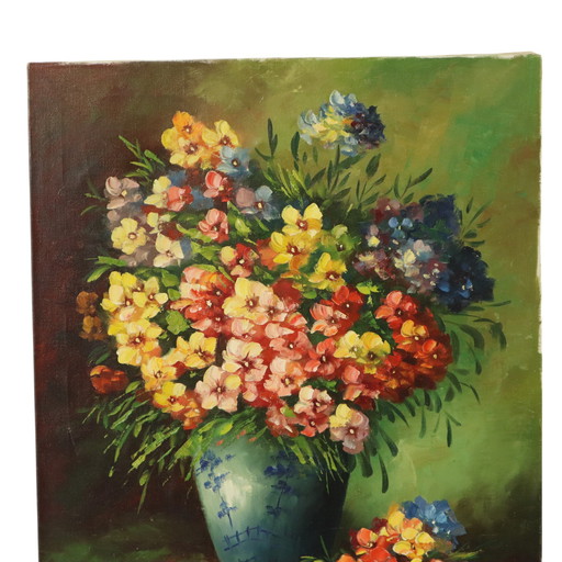 Nature morte aux fleurs colorées